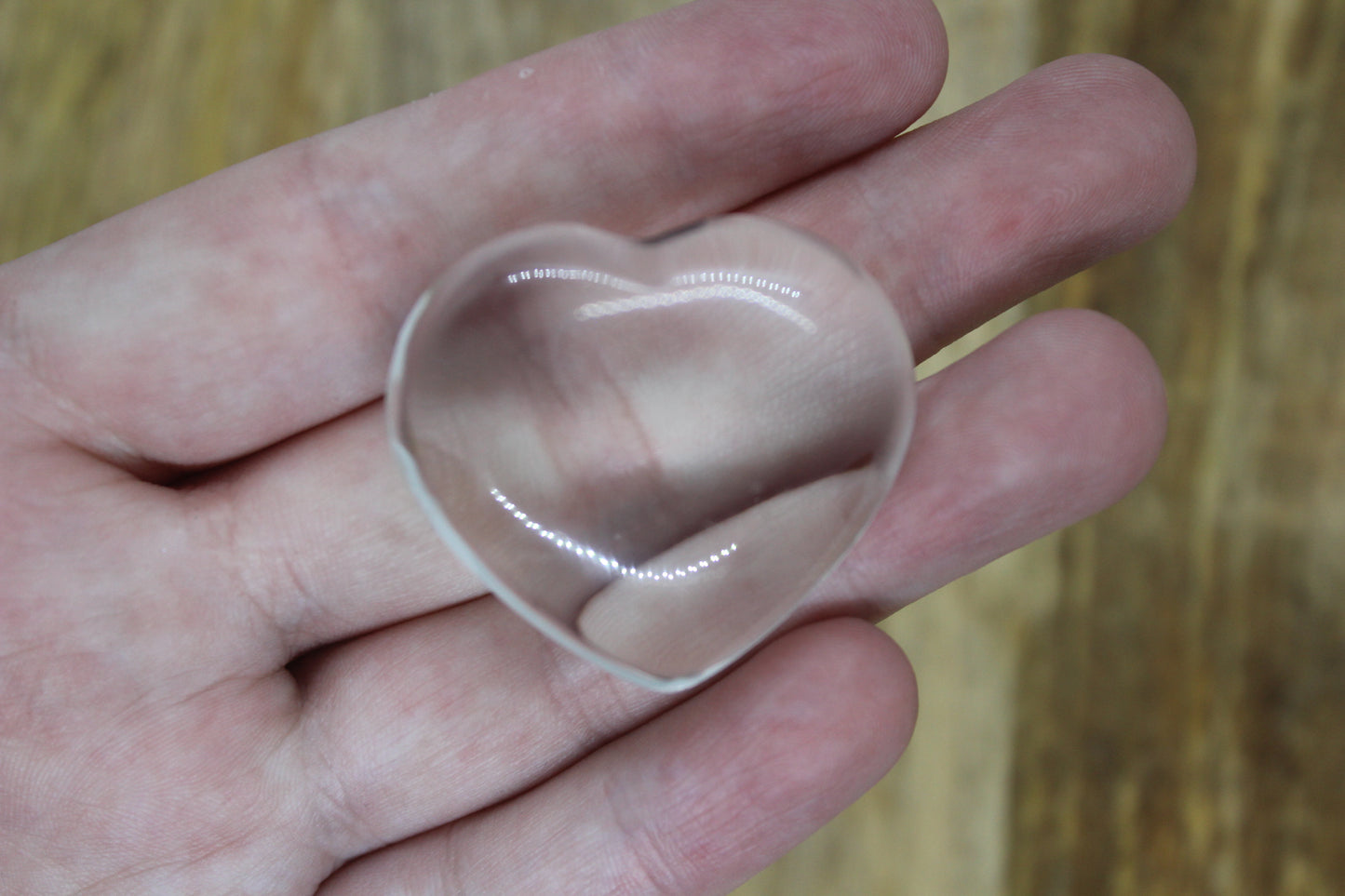 Clear Quartz Heart