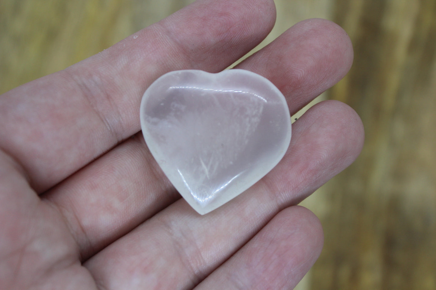 Clear Quartz Heart