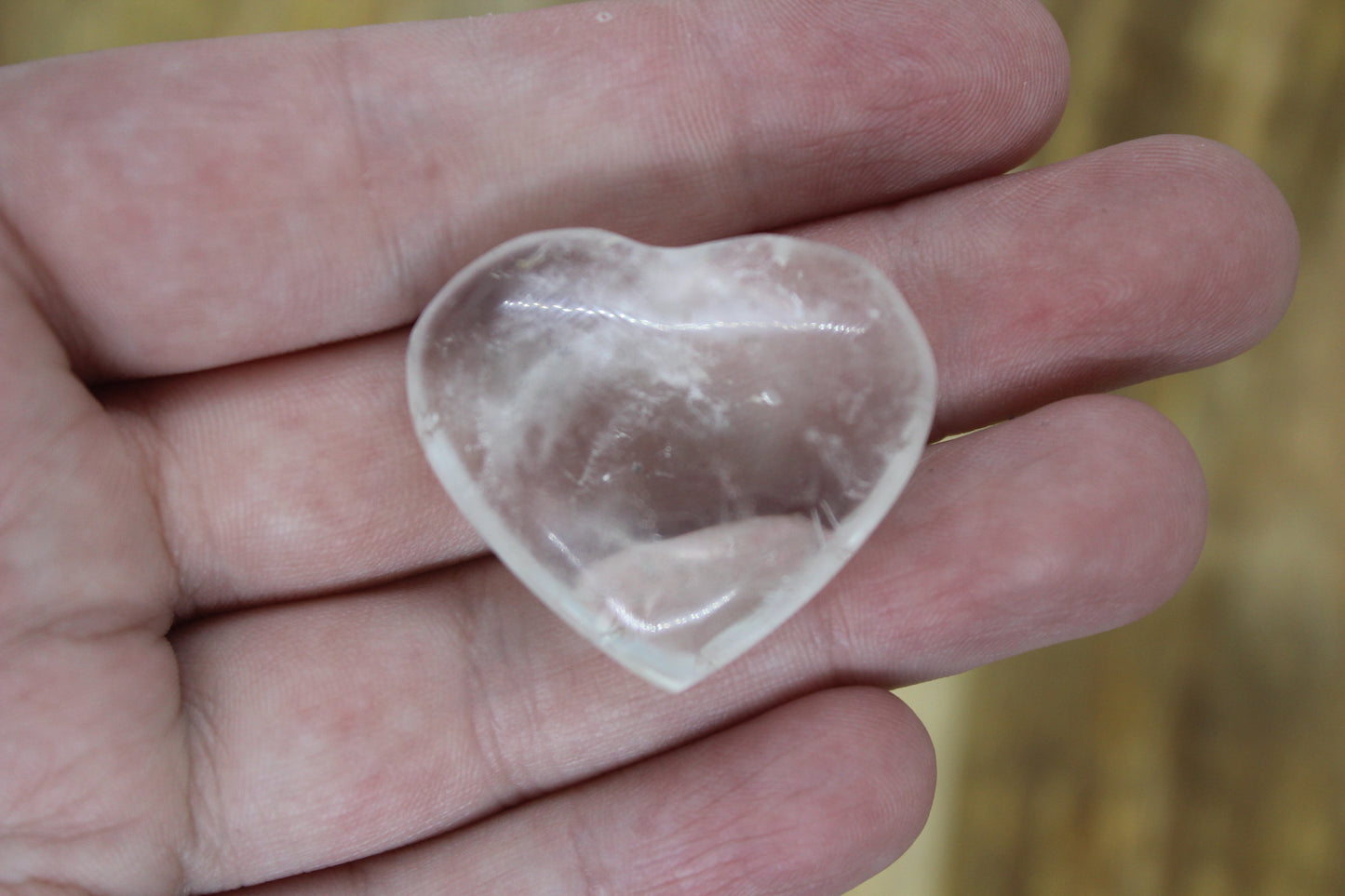 Clear Quartz Heart