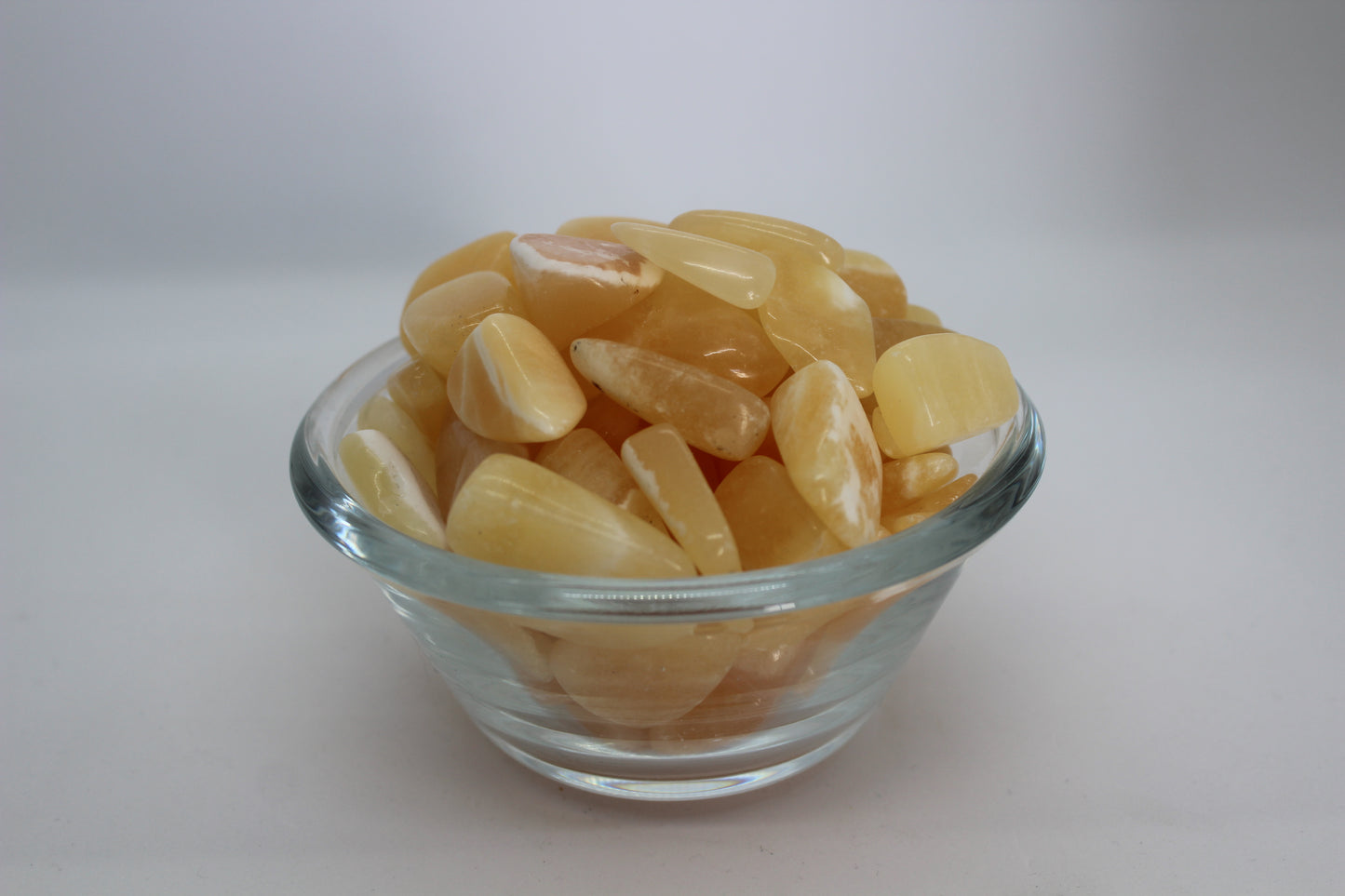 Orange Calcite Tumbles