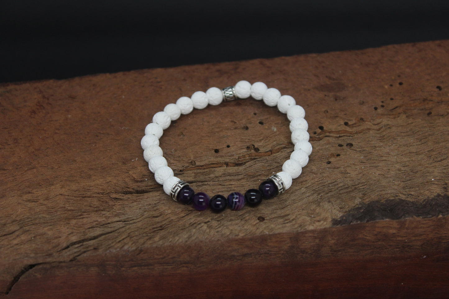 Purple Agate Bracelets