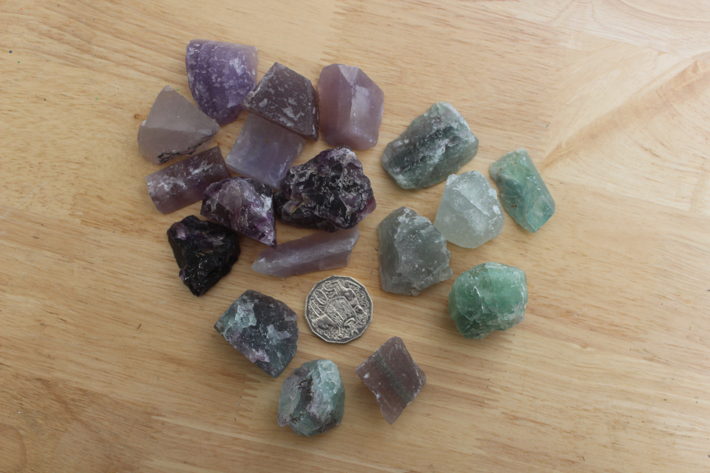 Rainbow Fluorite Raw