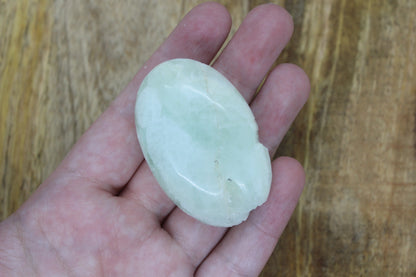 Green Calcite Palm Stone