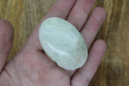 Green Calcite Palm Stone