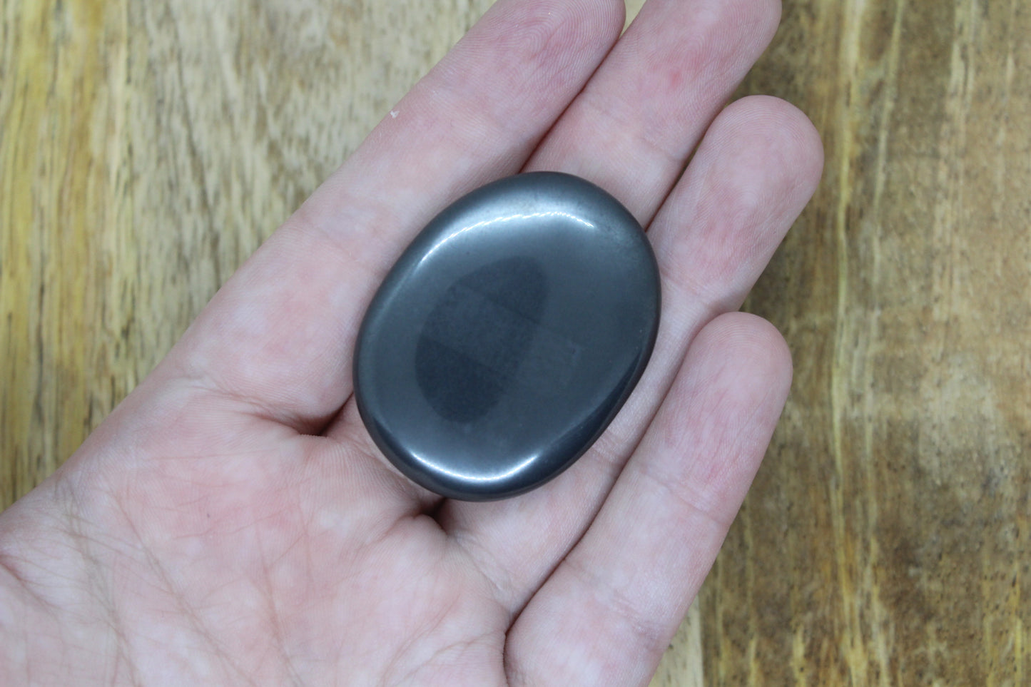 Hematite Palm Stone