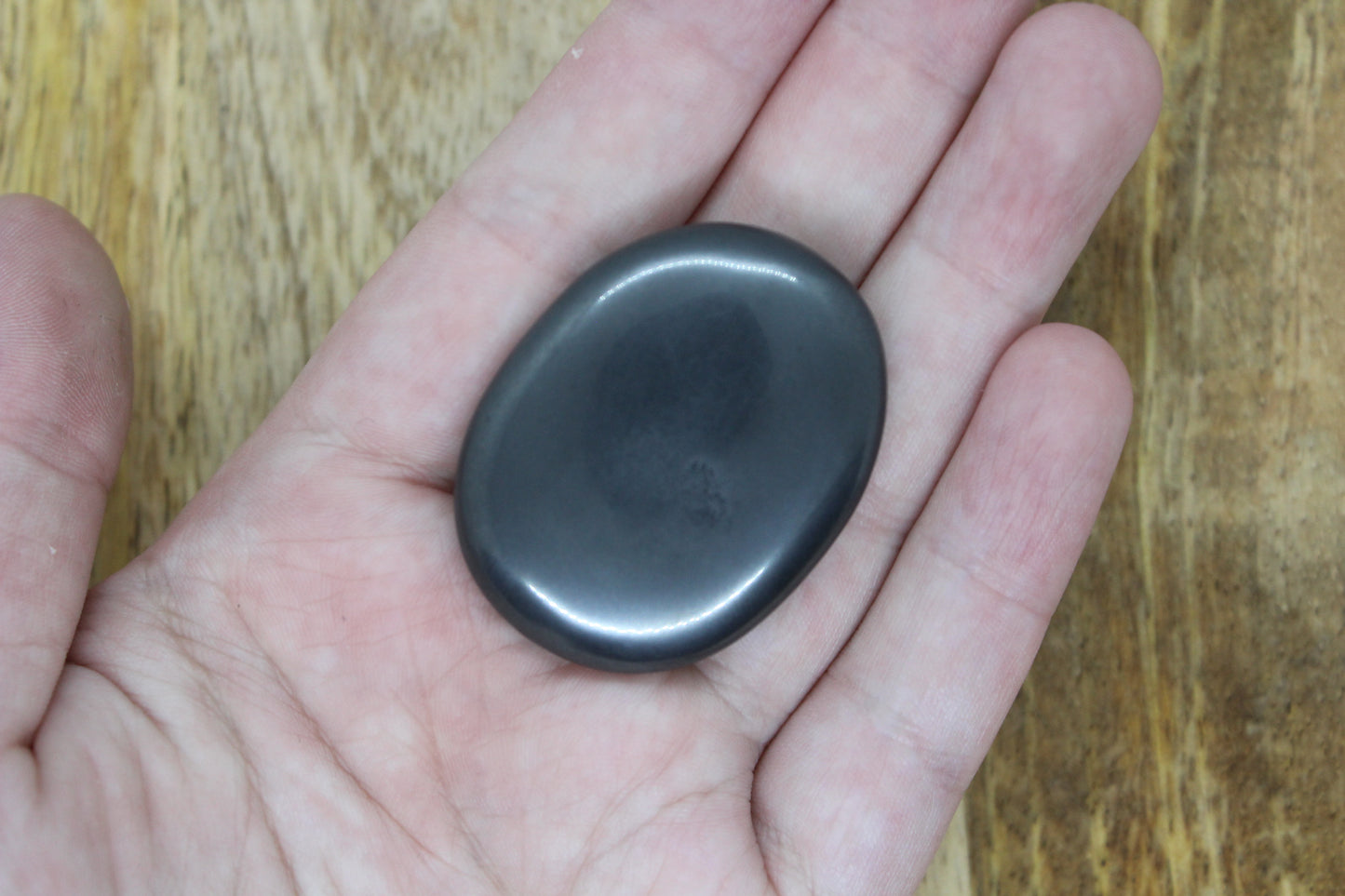 Hematite Palm Stone