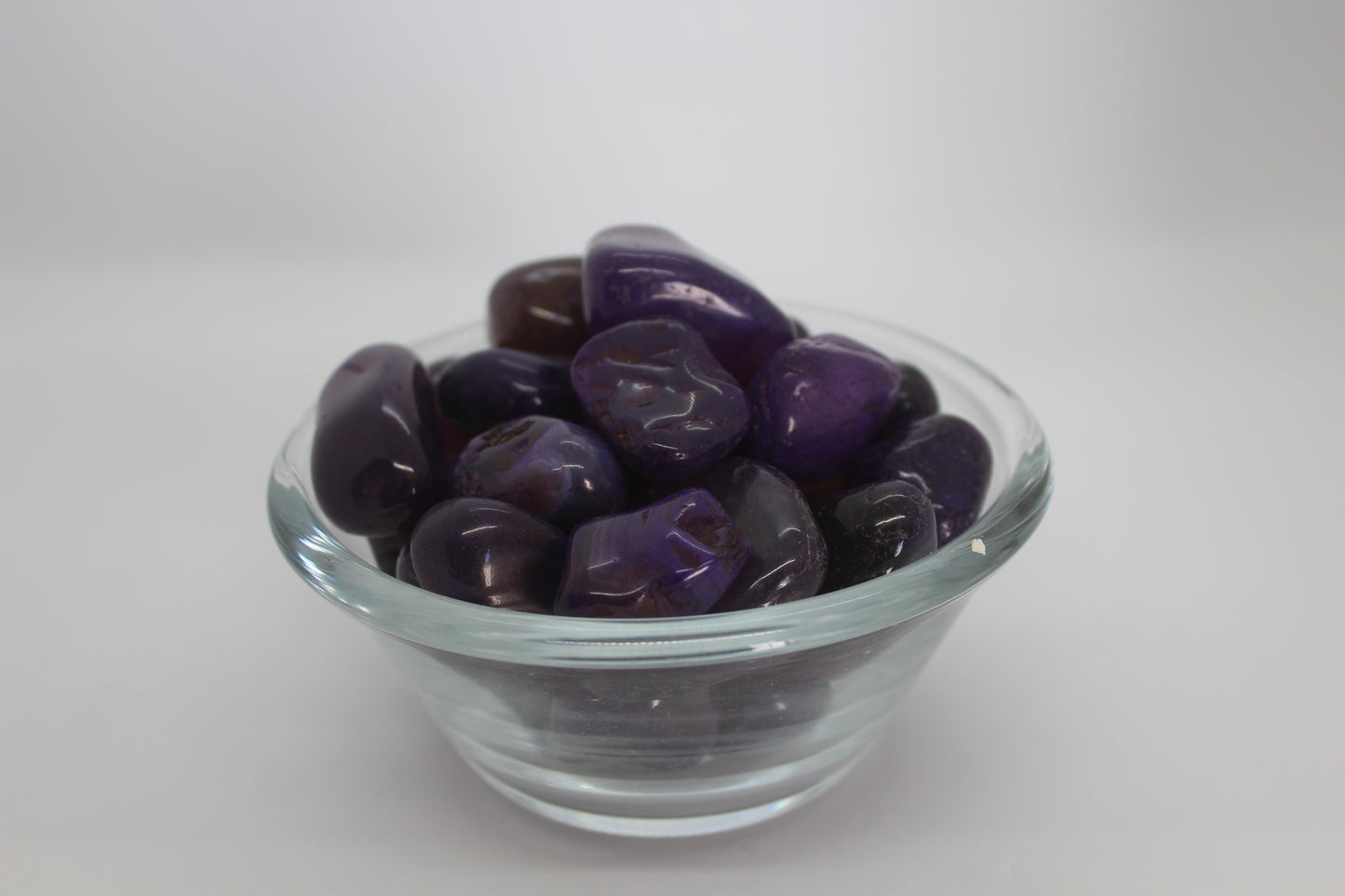 Purple Agate Tumbles
