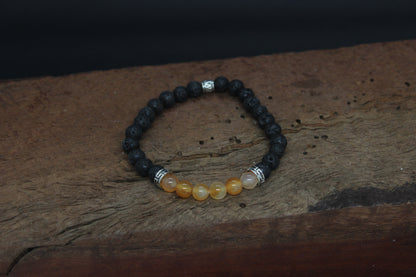 Orange Agate Bracelets