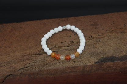 Orange Agate Bracelets