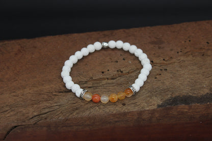 Orange Agate Bracelets
