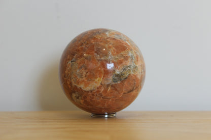 Peach Moonstone Sphere