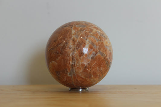 Peach Moonstone Sphere