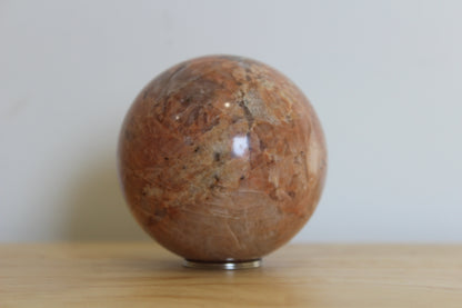 Peach Moonstone Sphere