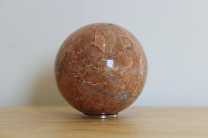 Peach Moonstone Sphere