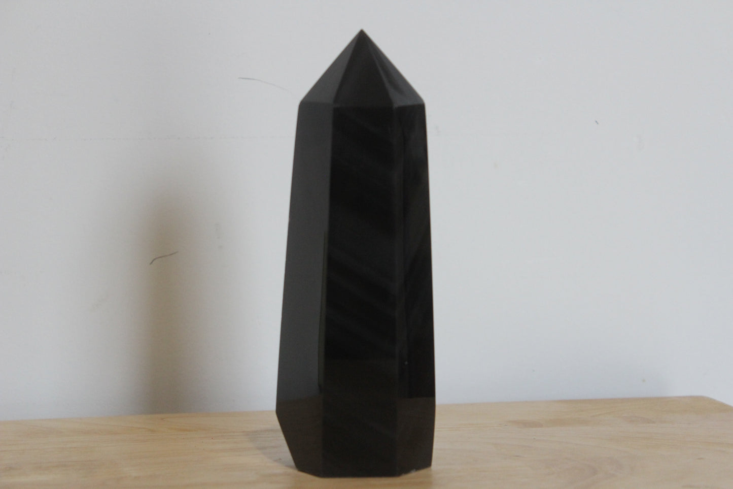 Silver Sheen Obsidian Point