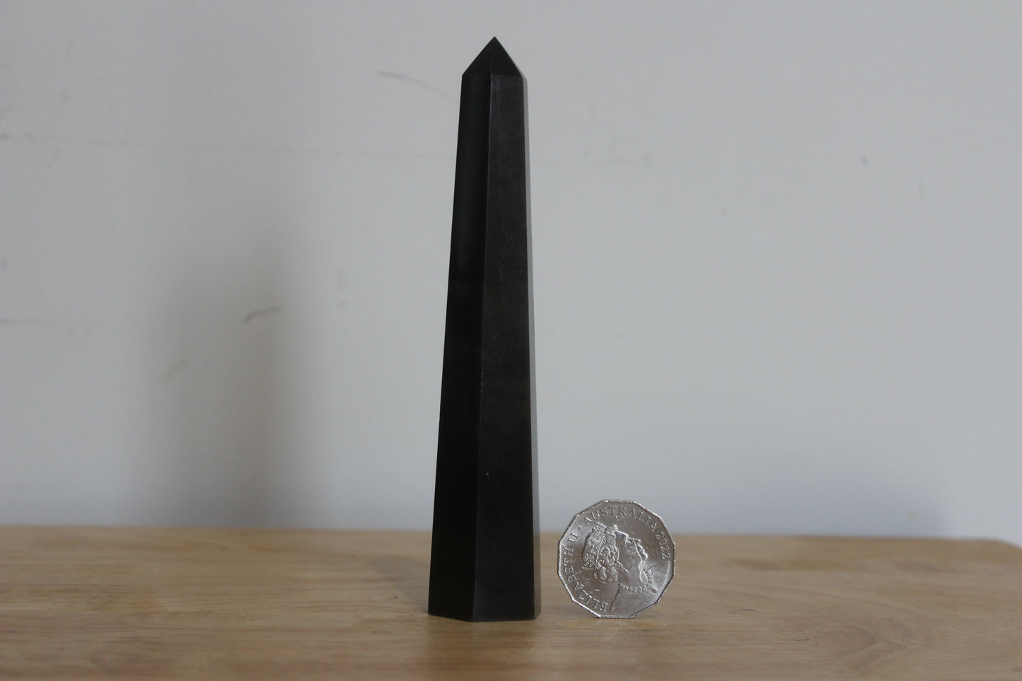 Silver Sheen Obsidian Point
