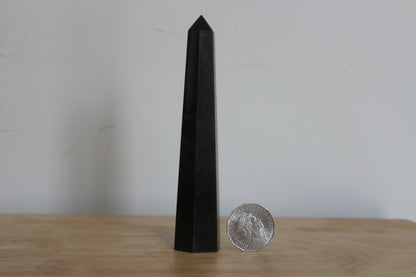 Silver Sheen Obsidian Point
