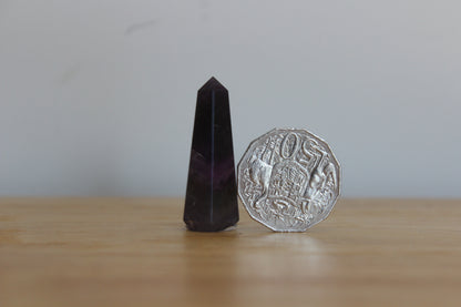 Rainbow Fluorite Point