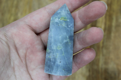 Blue calcite Point