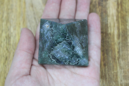 Moss Agate Pyramid