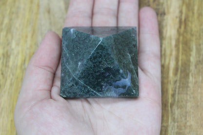 Moss Agate Pyramid