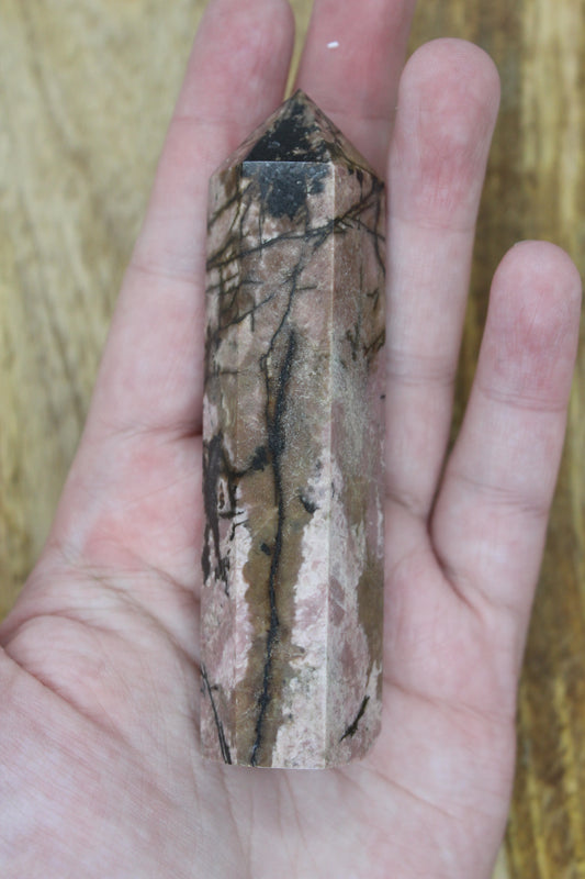 Rhodonite point