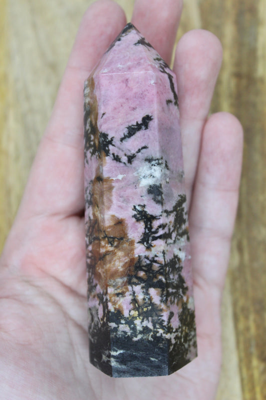 Rhodonite point
