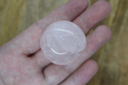 Rose Quartz Palm Stone