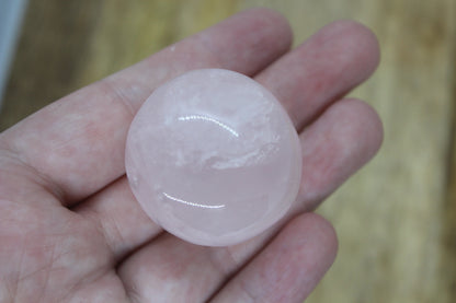 Rose Quartz Palm Stone
