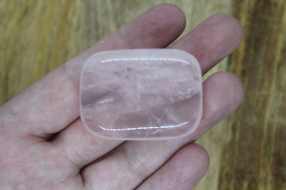 Rose Quartz Palm Stone