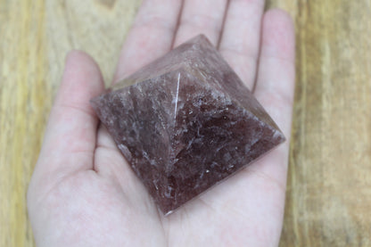 Strawberry Quartz Pyramid