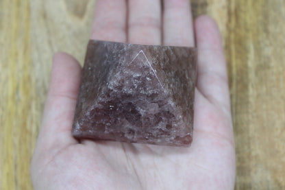 Strawberry Quartz Pyramid
