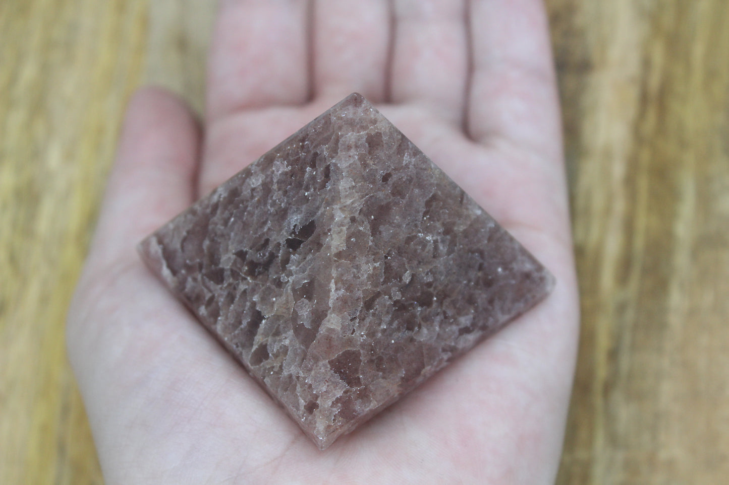 Strawberry Quartz Pyramid