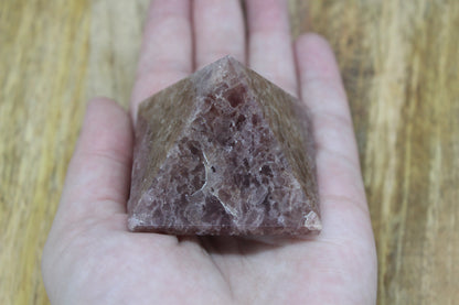 Strawberry Quartz Pyramid